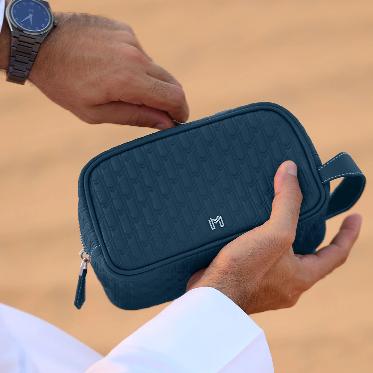 Travel Pouch Navy / Silver