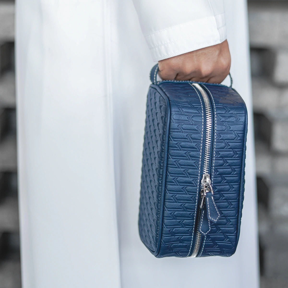 Travel Pouch Navy / Silver