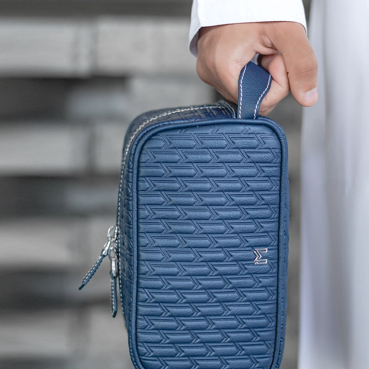 Travel Pouch Navy / Silver