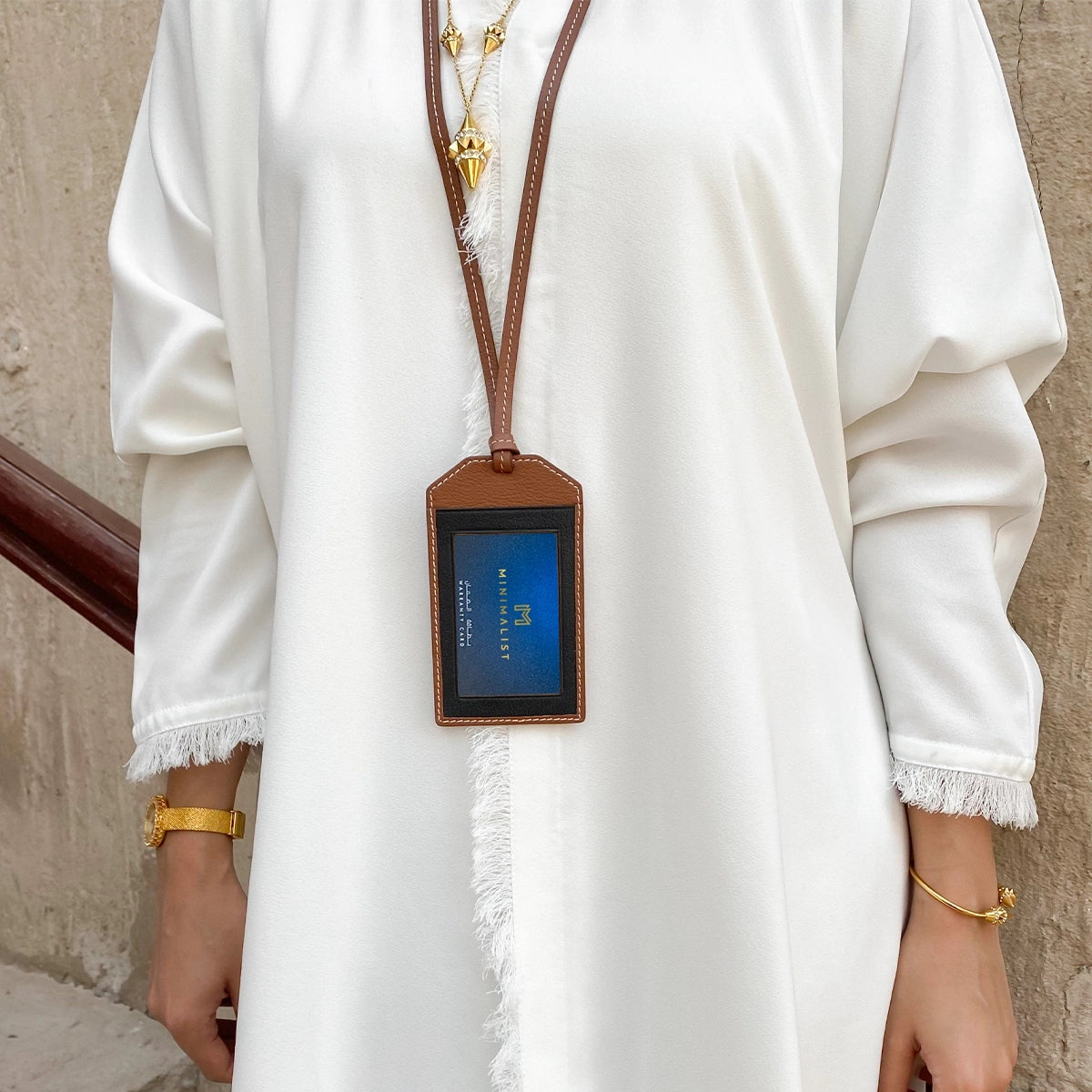 Lanyard / Black & Tan