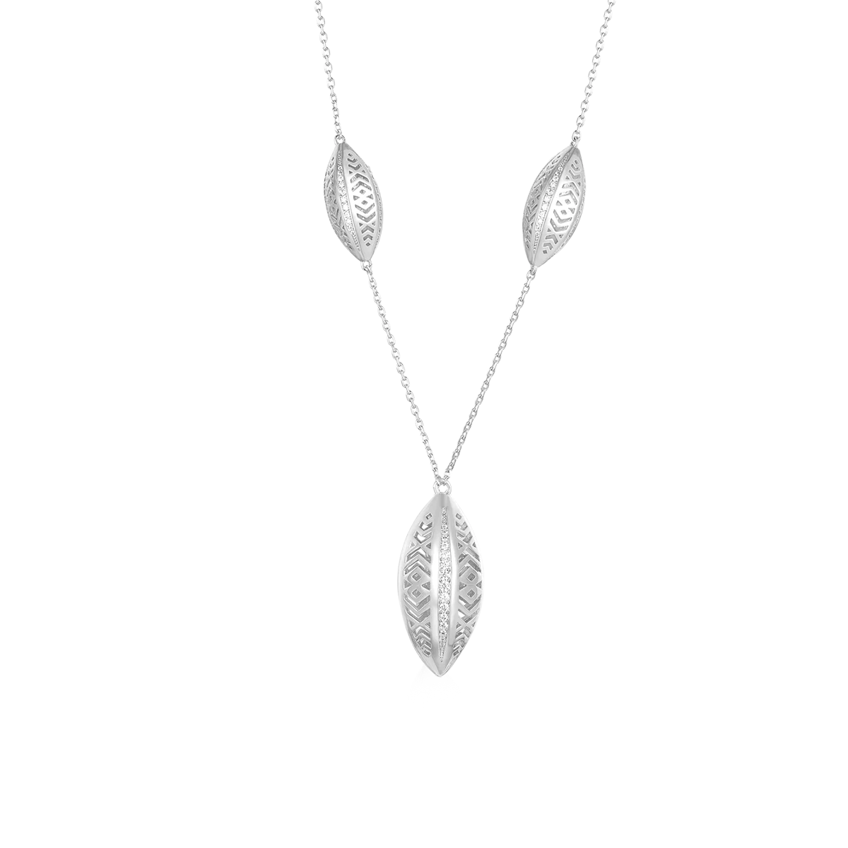 Leaf / Necklace Silver