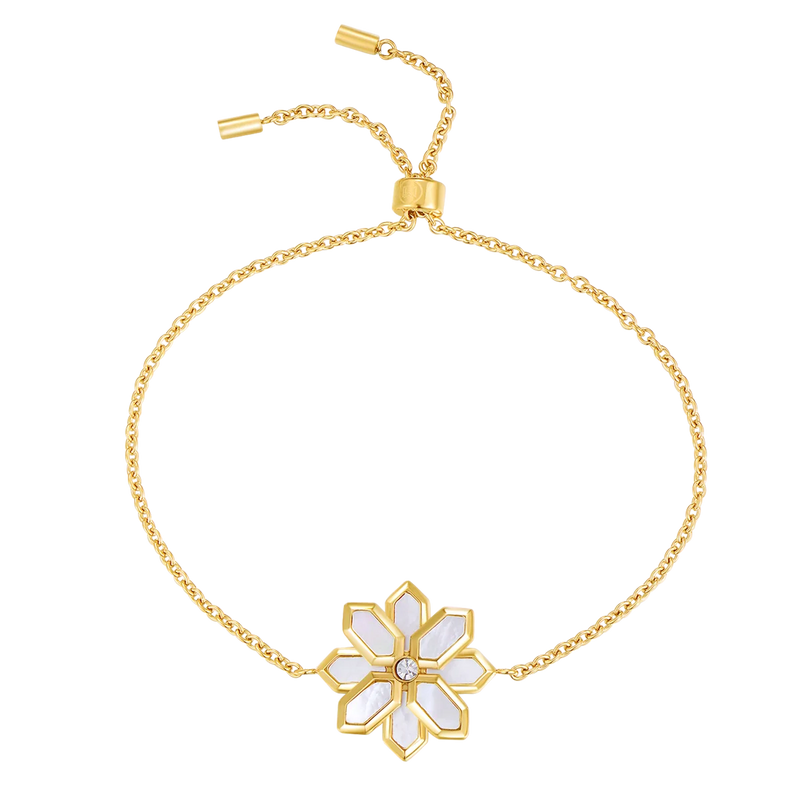 Lotus / Bracelet Pearl Gold