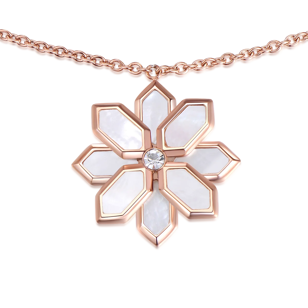 Lotus / Bracelet Pearl Rose Gold