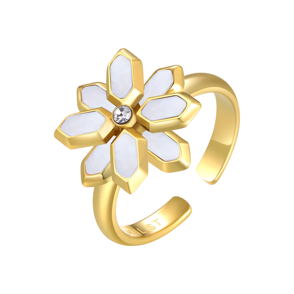 Lotus / Ring Pearl Gold