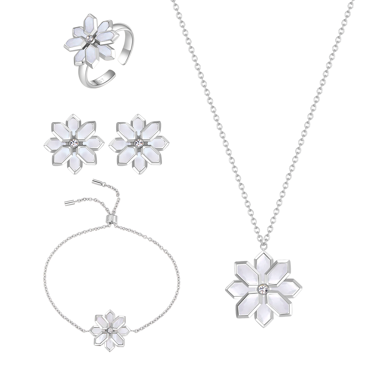 Lotus / Set Pearl Silver