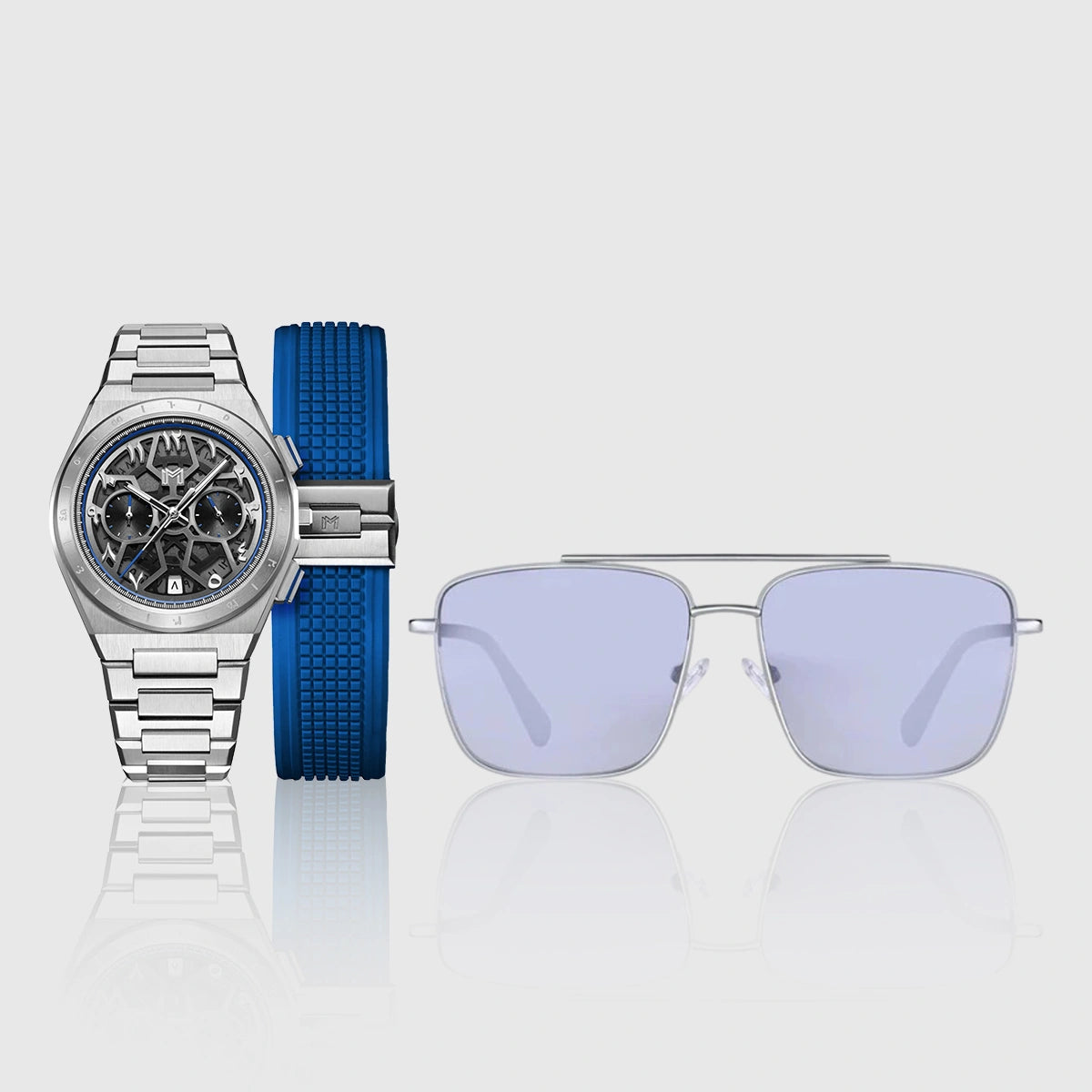 مجموعة هدية - ساعة غيث / نظارات