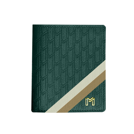 Green / Stripes / Bronze & Blanc