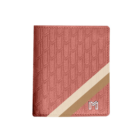 Pink / Stripes / Bronze & Blanc