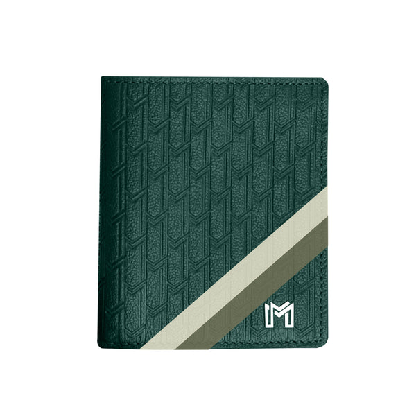 Green / Initials and stripes