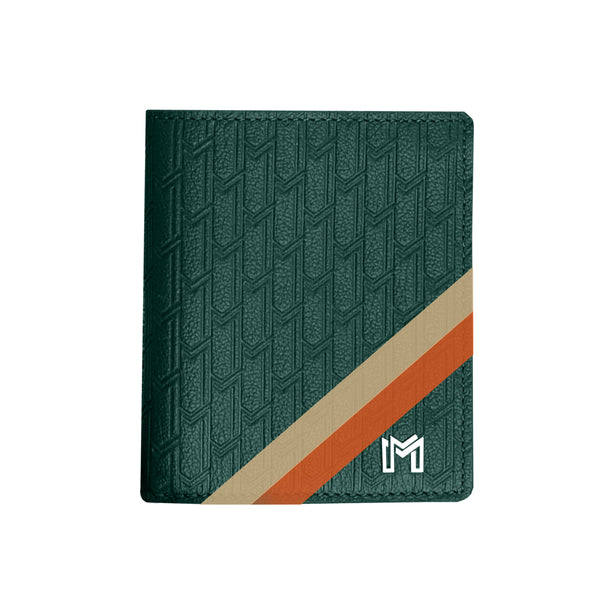 Green / Initials and stripes