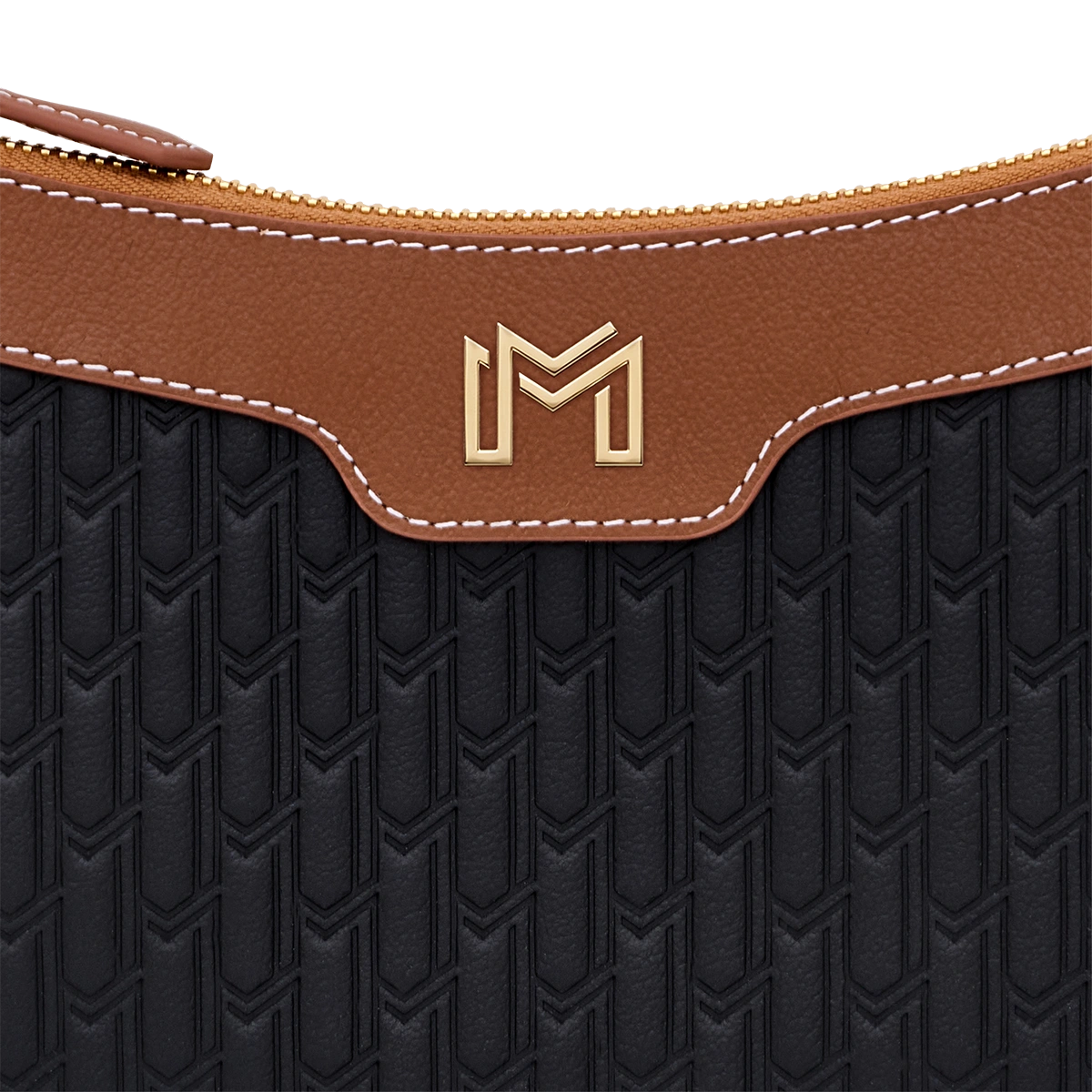 Mahra Handbag / Black & Tan