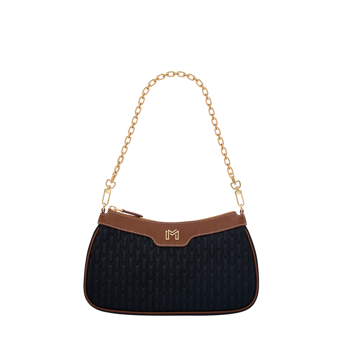 Mahra Handbag / Black & Tan