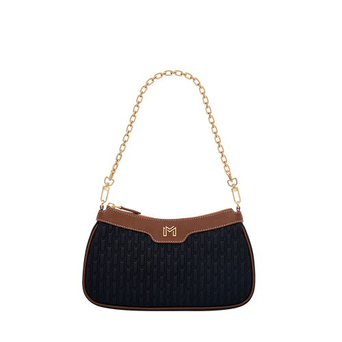 Mahra Handbag / Black & Tan