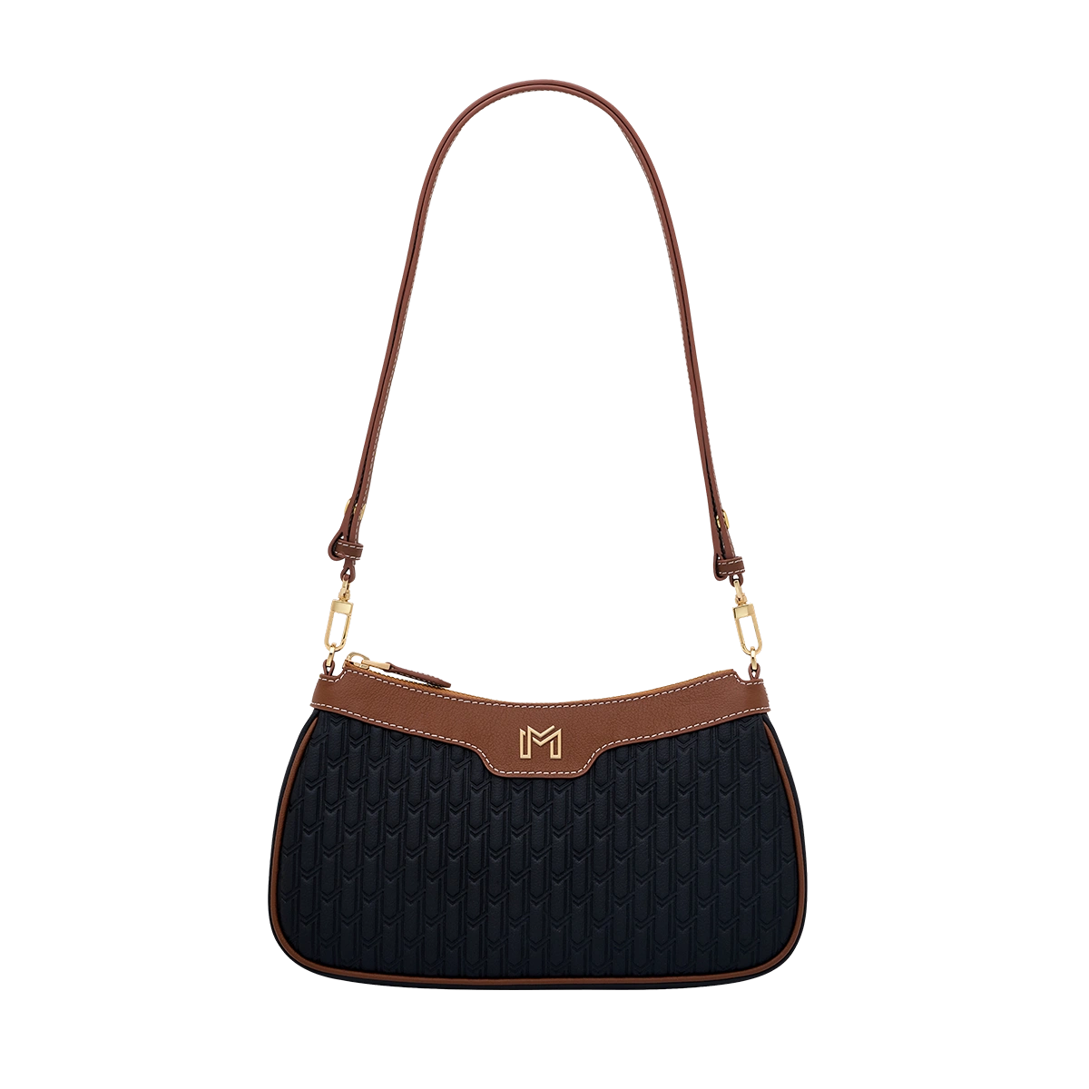Mahra Handbag / Black & Tan