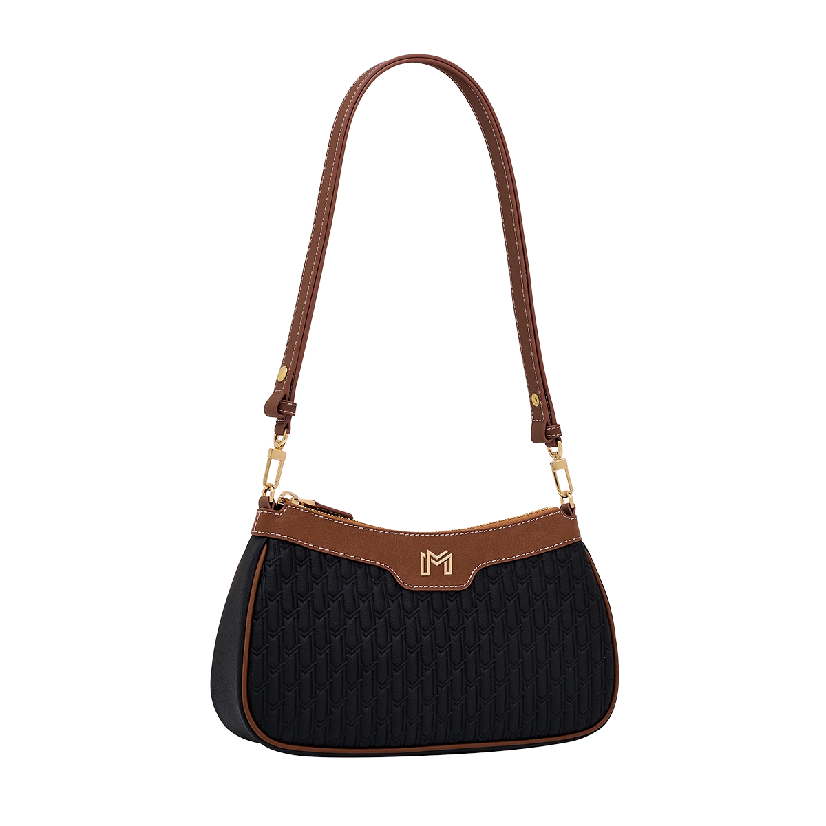 Mahra Handbag / Black & Tan