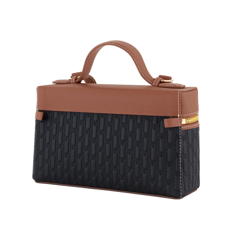 Maitha Handbag / Black & Tan