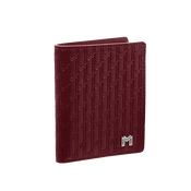 Camel Leather Burgundy / Silver