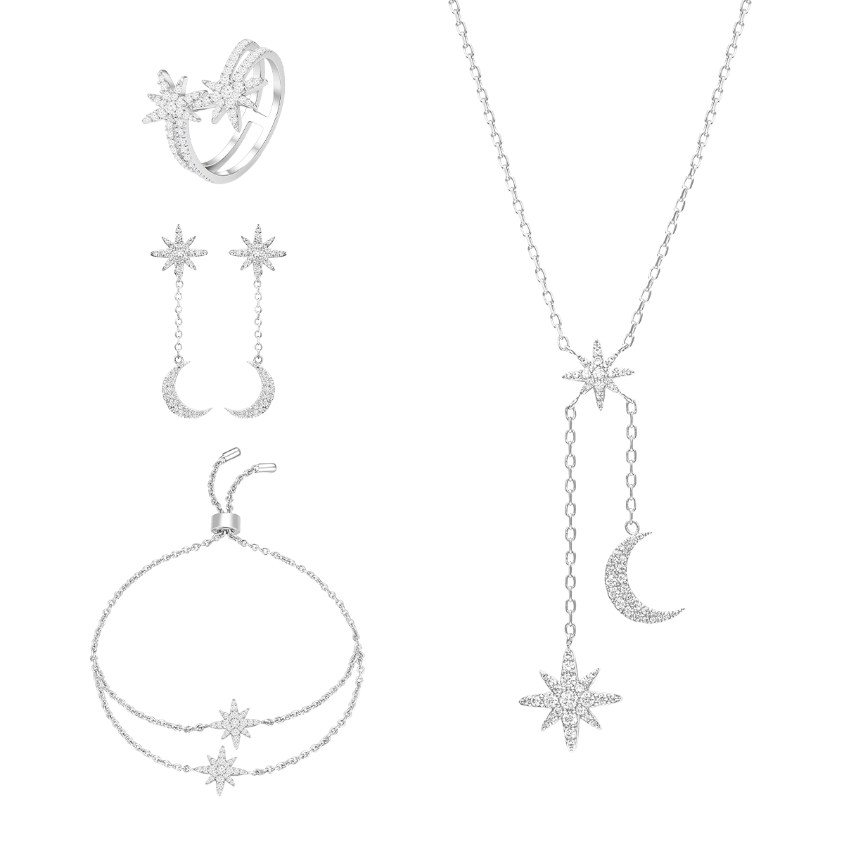 Moonstar / Double Set Silver