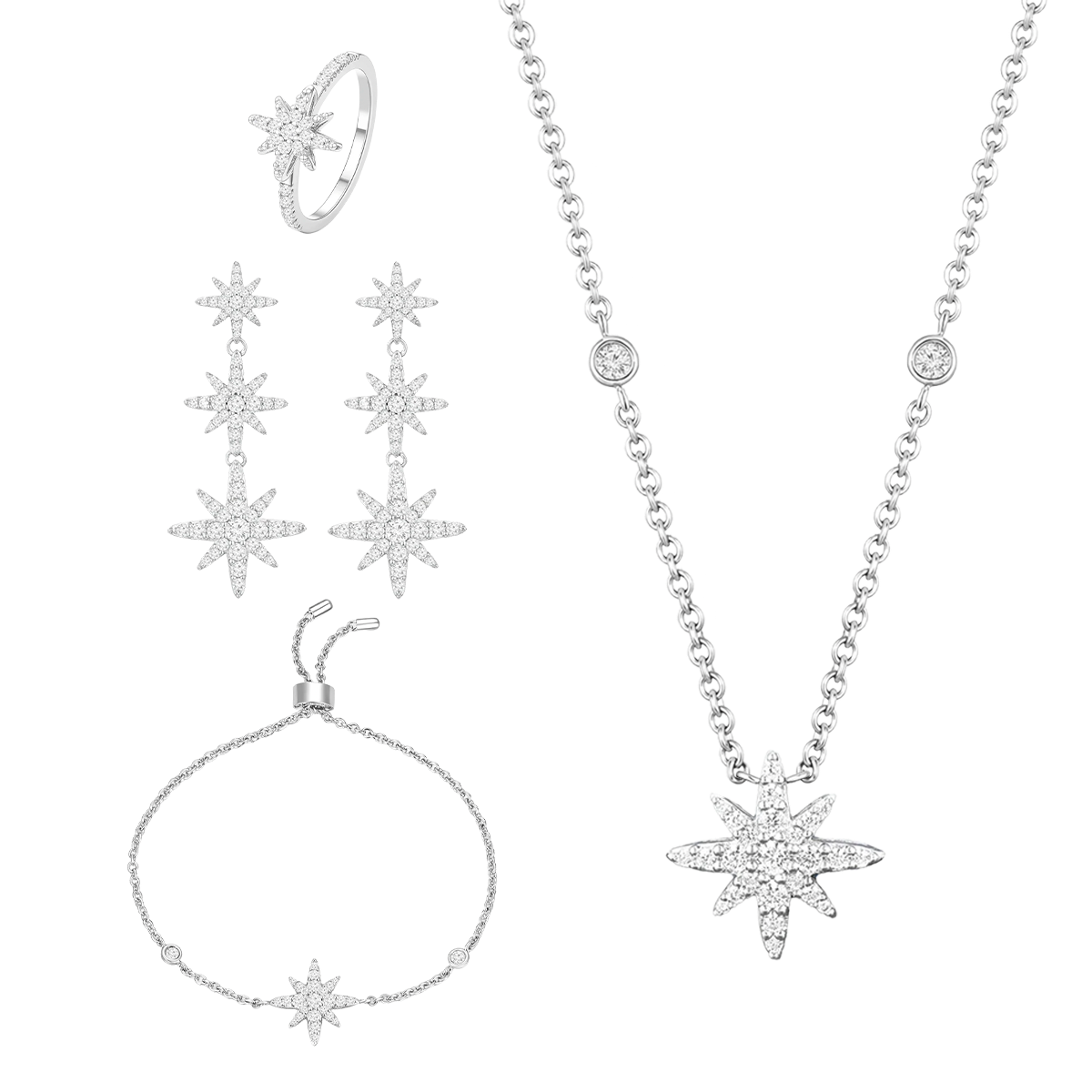 Moonstar / Simple Set Silver