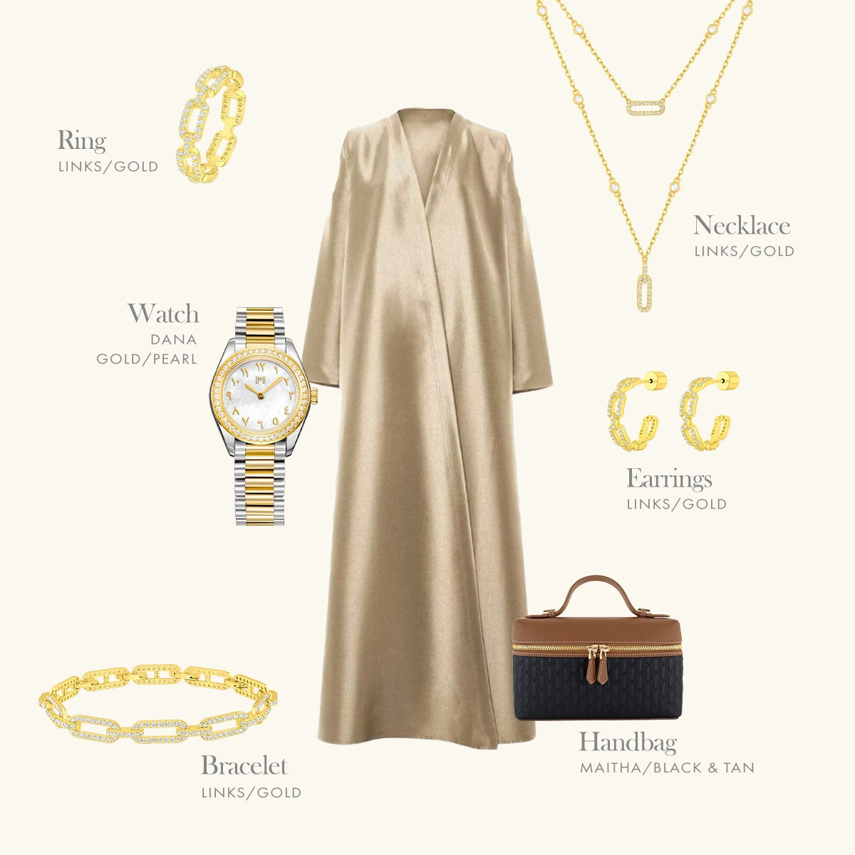 Links / Multi Ring Gold