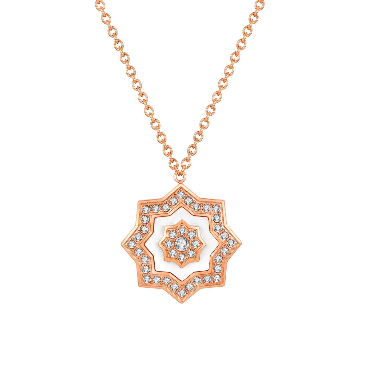 Najm / Necklace Pearl Rose Gold