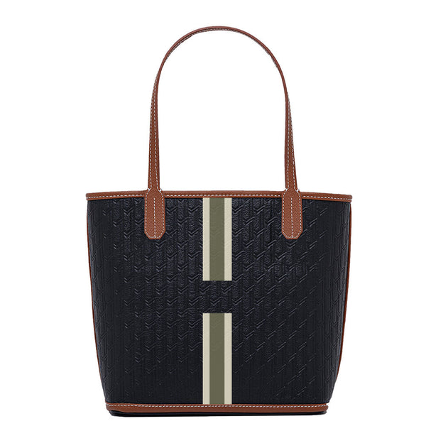 Mini Tote Black Tan