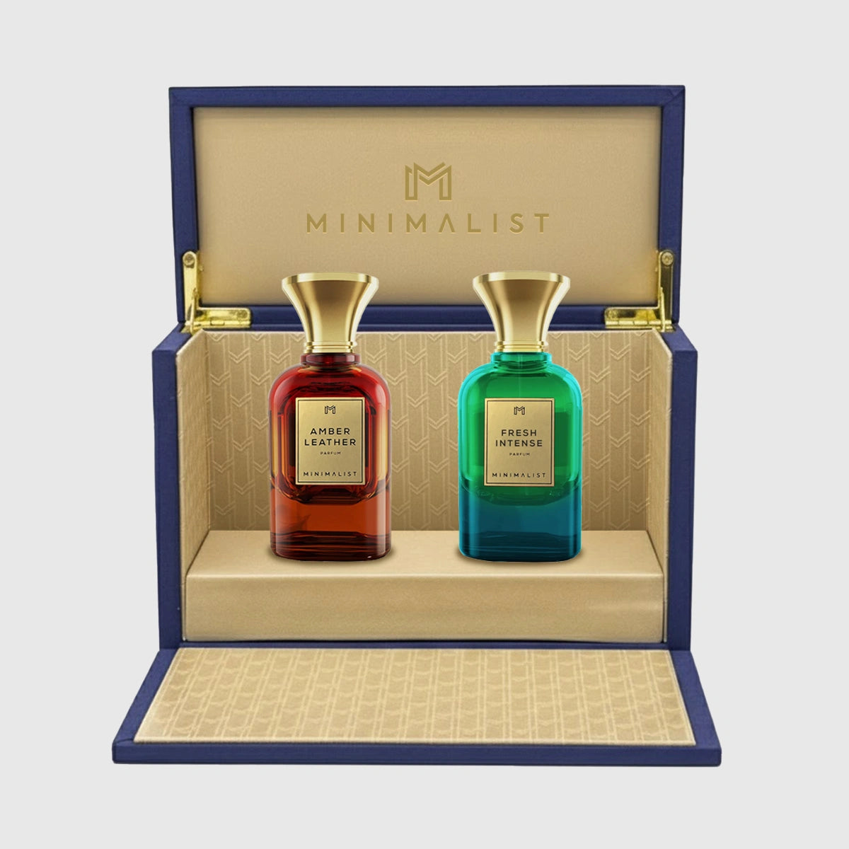 بوكس هدية - عطر امبر ليذر / عطر فريش إنتنس