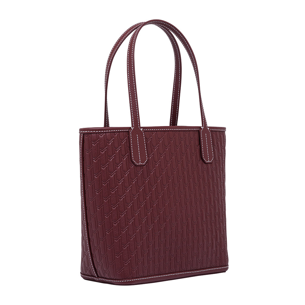 Mini Tote Bag / Burgundy