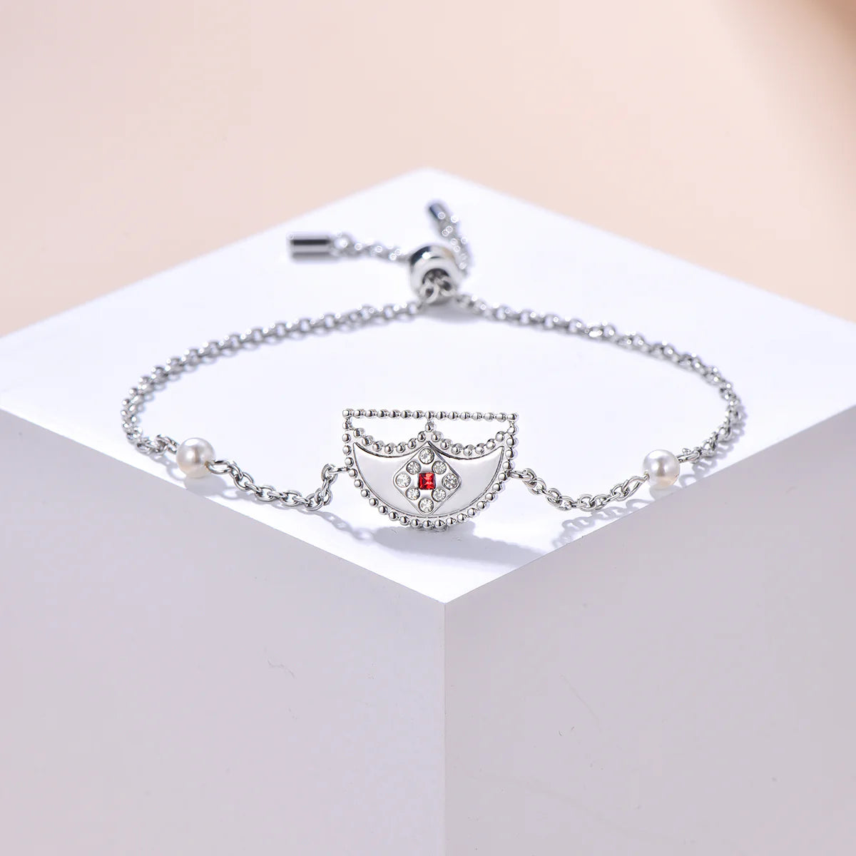 Shnaf / Bracelet Pearl Silver