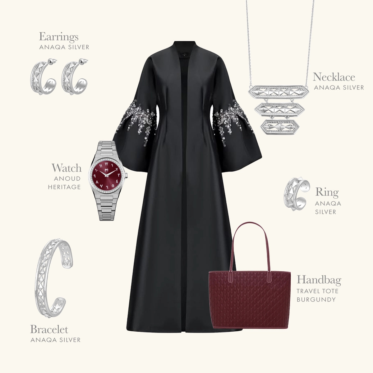 Anaqa / Necklace Silver