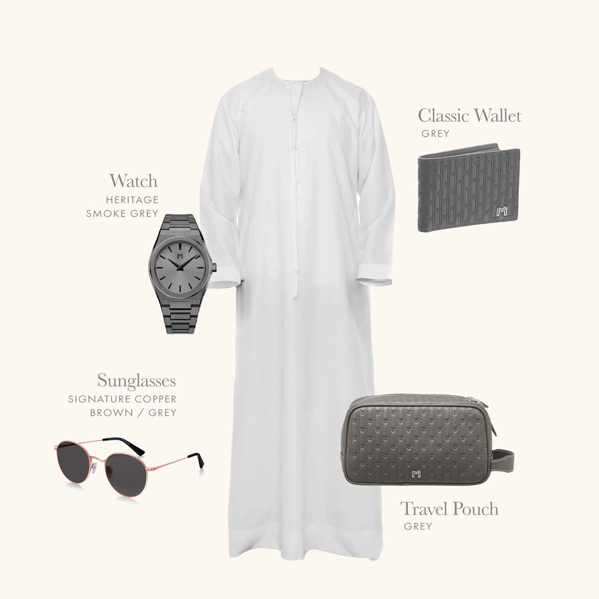 Smoke Grey / Sunglasses - Gift Set