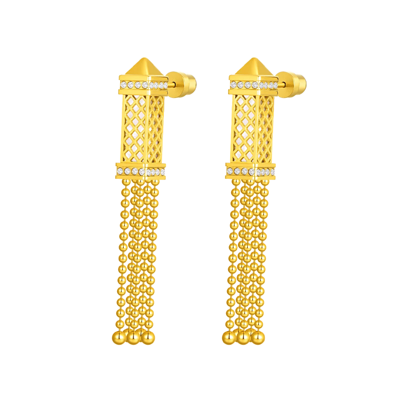 Tassel / Set Pearl Gold