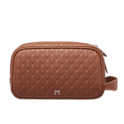 Travel Pouch Tan / Silver