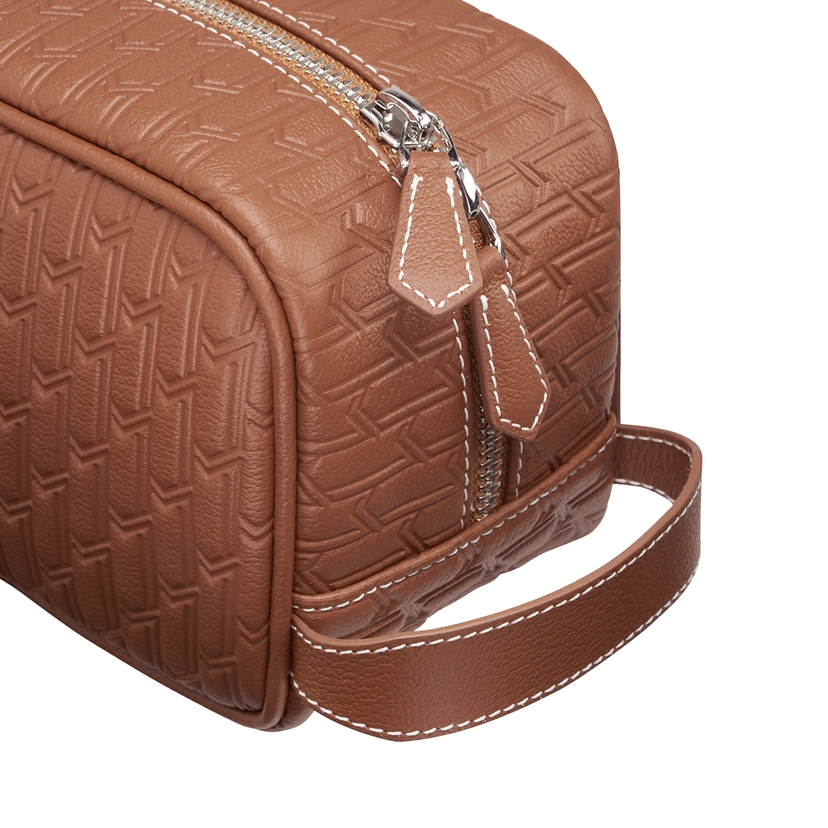 Travel Pouch Tan / Silver