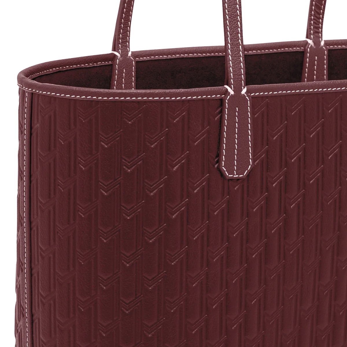 Leather Travel Tote - Lightweight, Scratch-Resistant Camel Leather Bag with Comfortable Handles - Minimalist