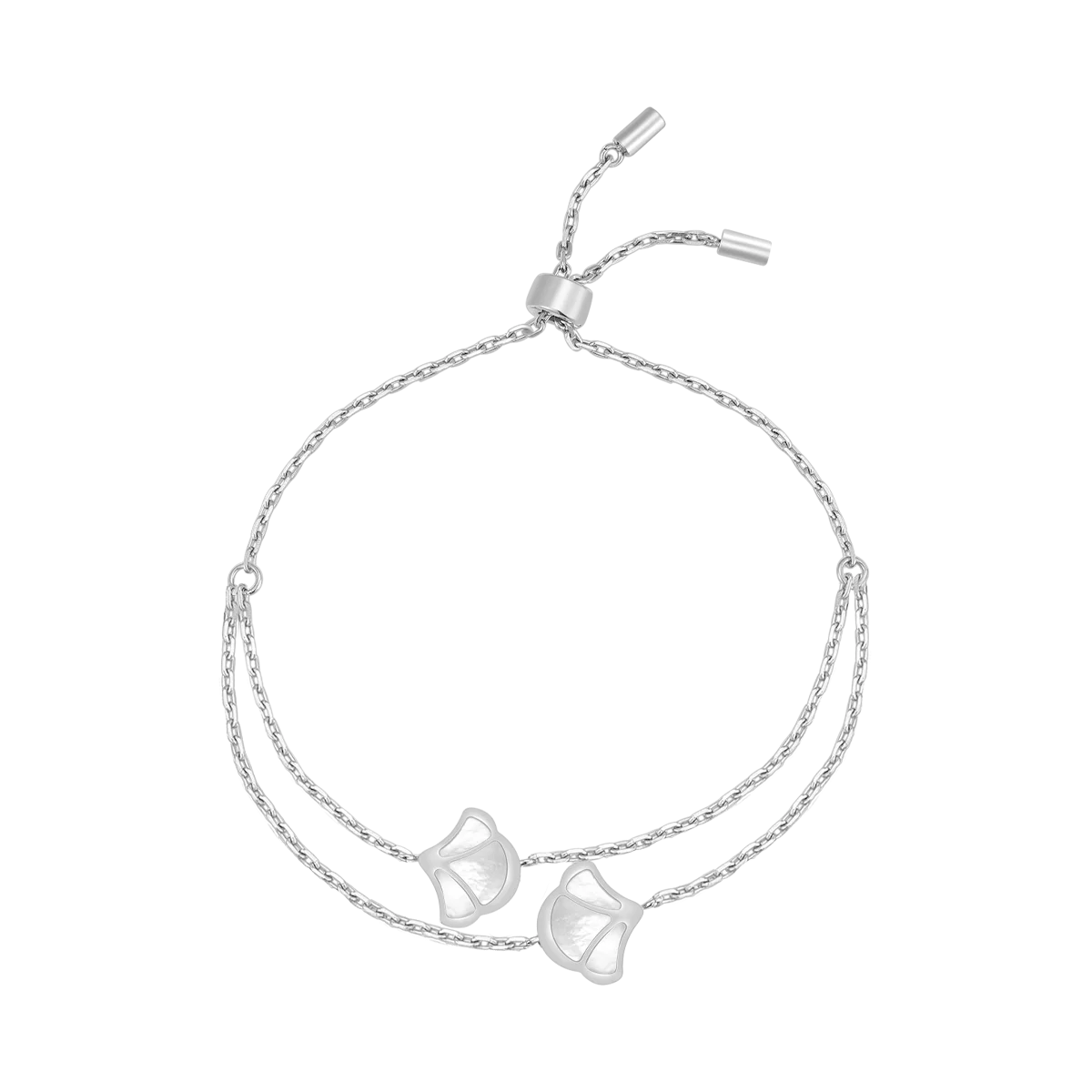 Tulip / Bracelet Pearl Silver