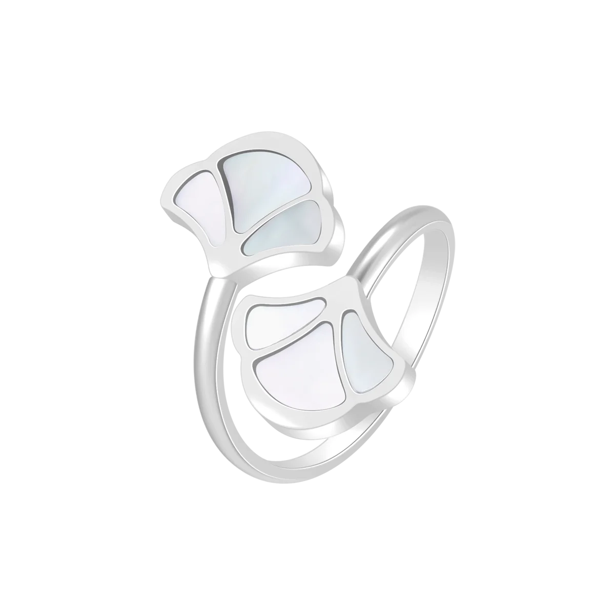 Tulip / Ring Pearl Silver