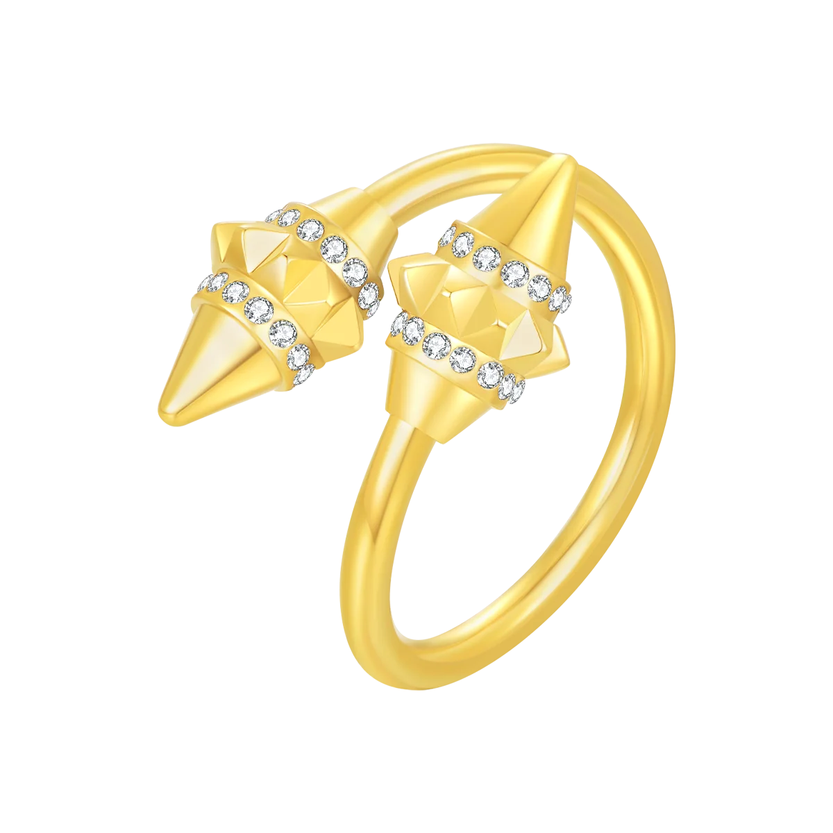 تراث / خاتم باللون الذهبي