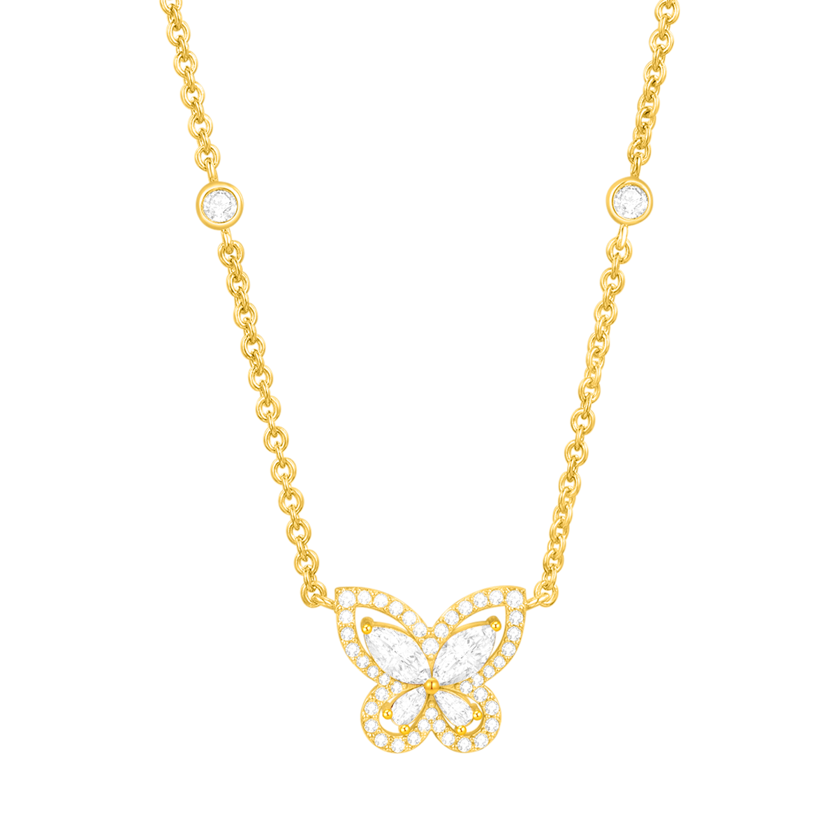 Butterfly / Necklace Gold