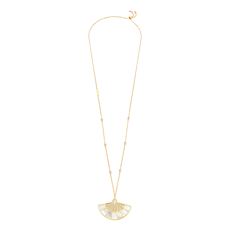 Fan / Necklace Gold