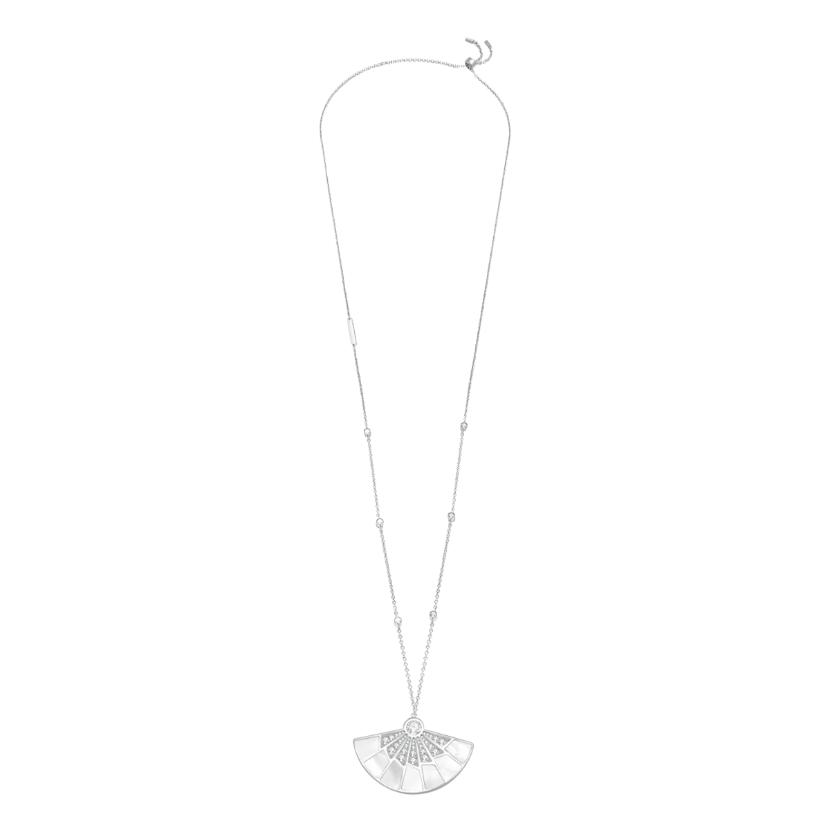 Fan / Necklace Silver