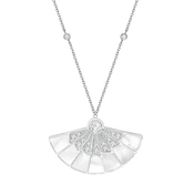 Fan / Necklace Silver