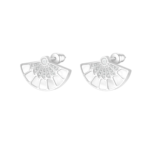 Fan / Earrings Silver