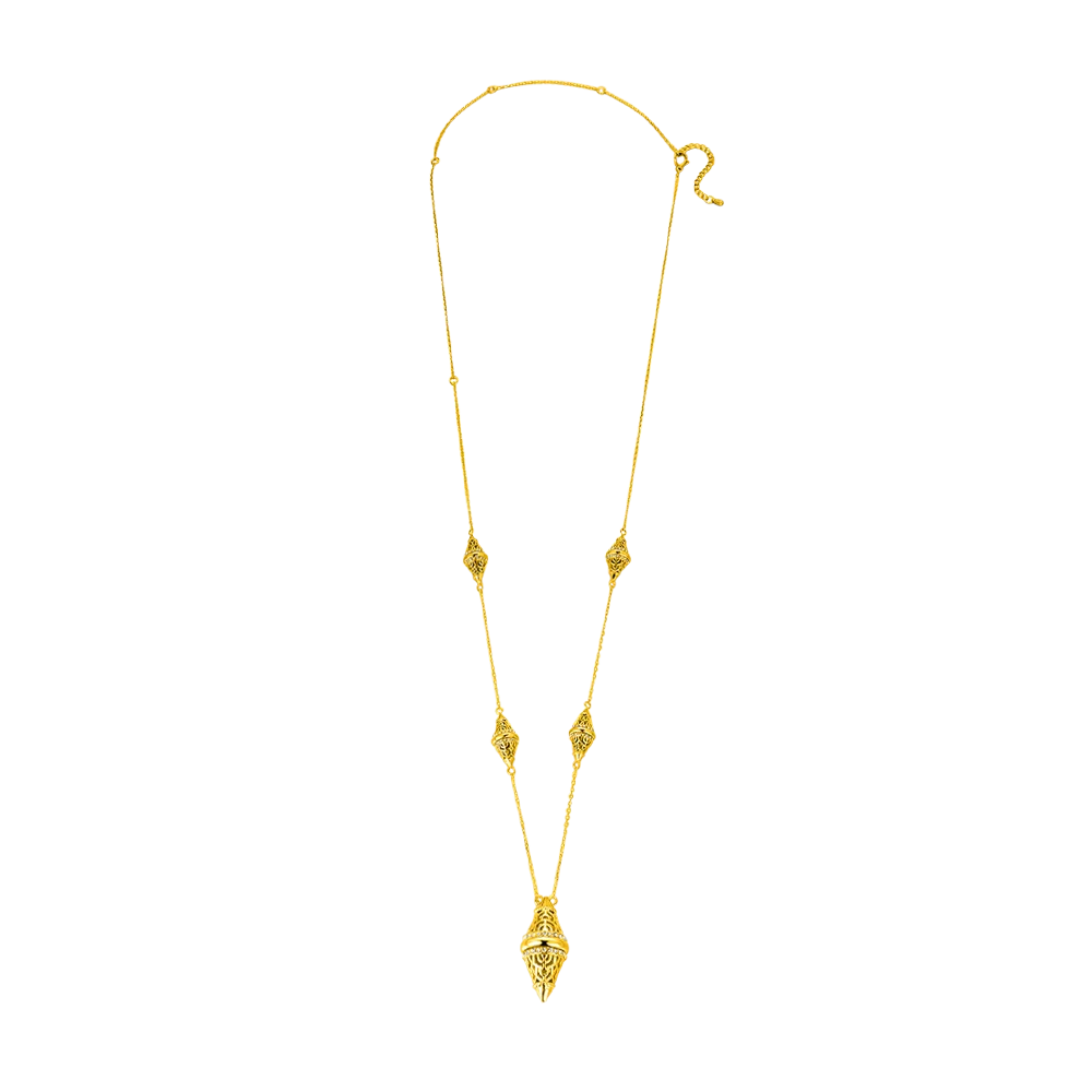 Lantern / Necklace Gold