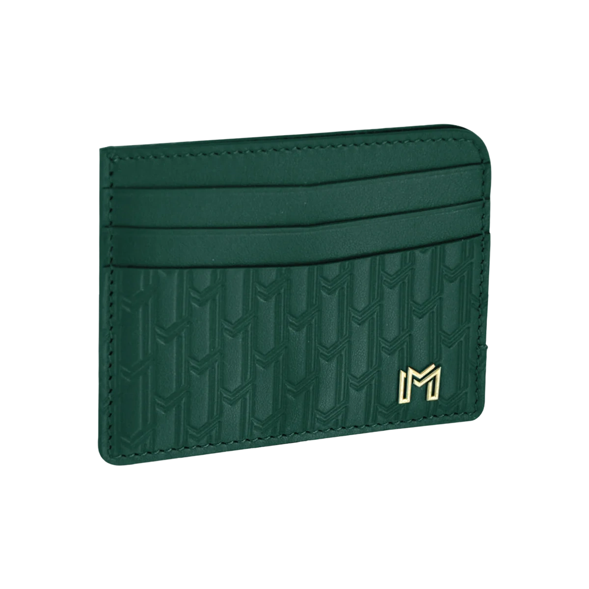 Italian Calfskin Leather Green / Gold