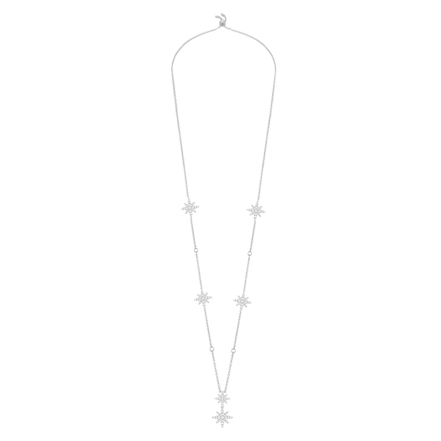 Moonstar / Multi Necklace Silver