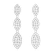 Daisy Leaf / Earrings Silver