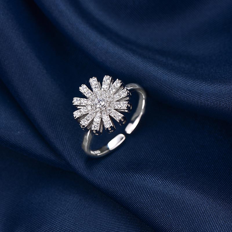 Charming Sunflower / Ring Silver