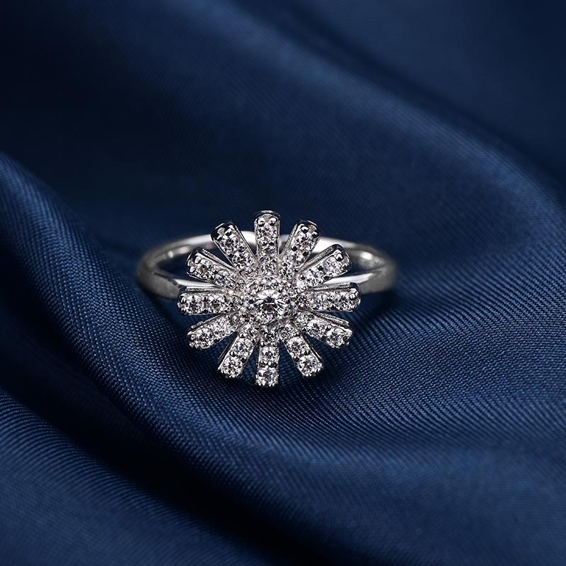 Charming Sunflower / Ring Silver