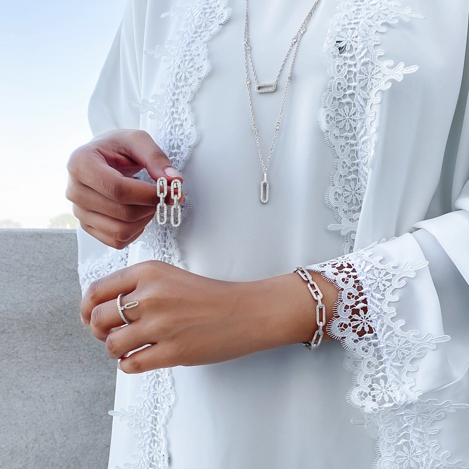 Links / Signature Set Silver